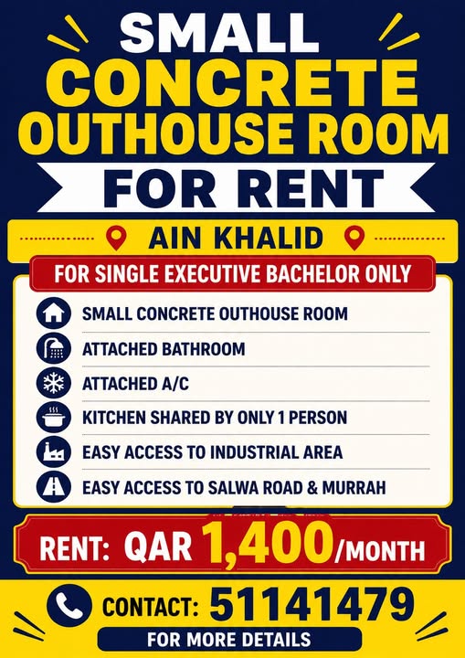 Single Room for rent in Ain Khaled