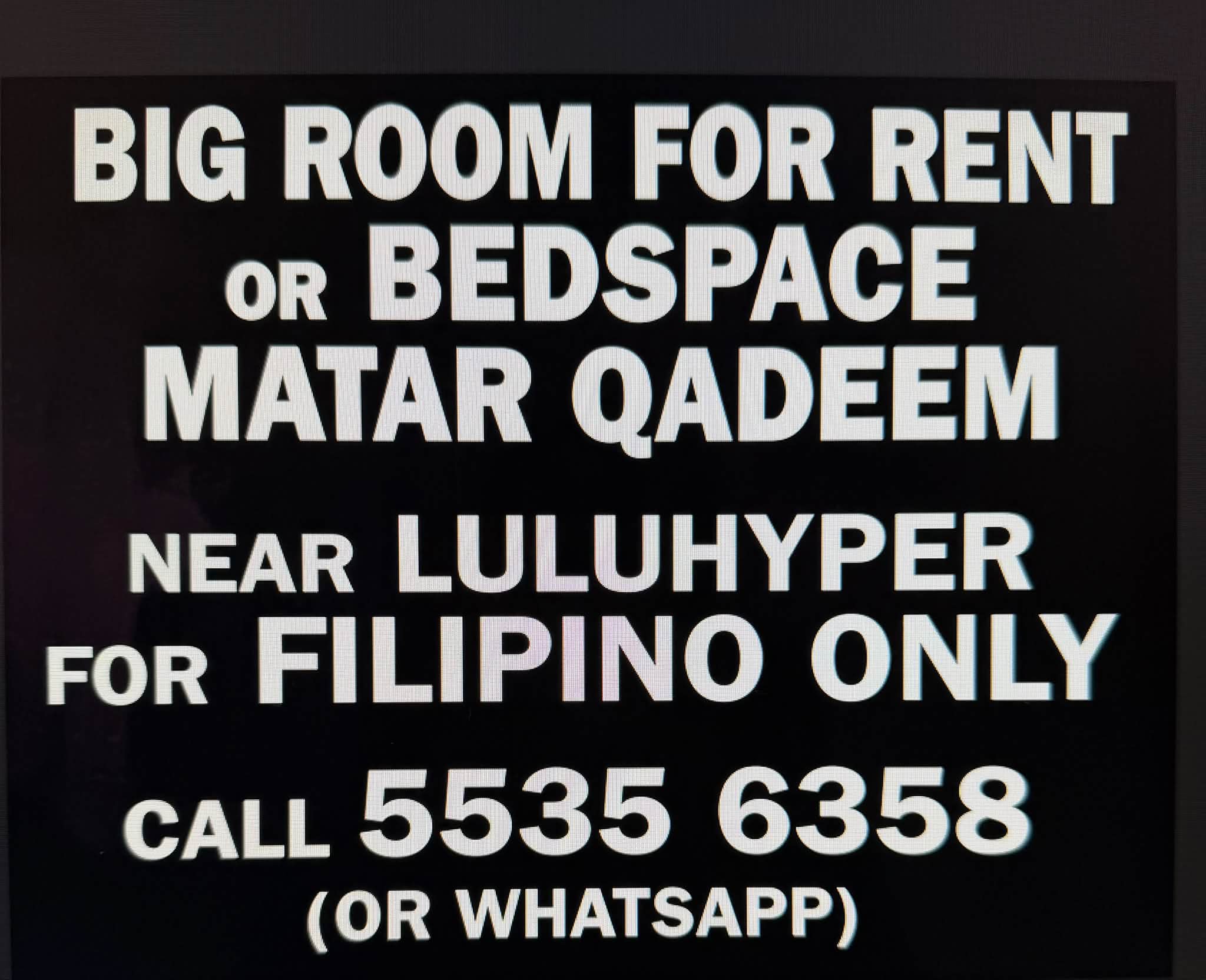 PARTITION unit for rent in Qatar