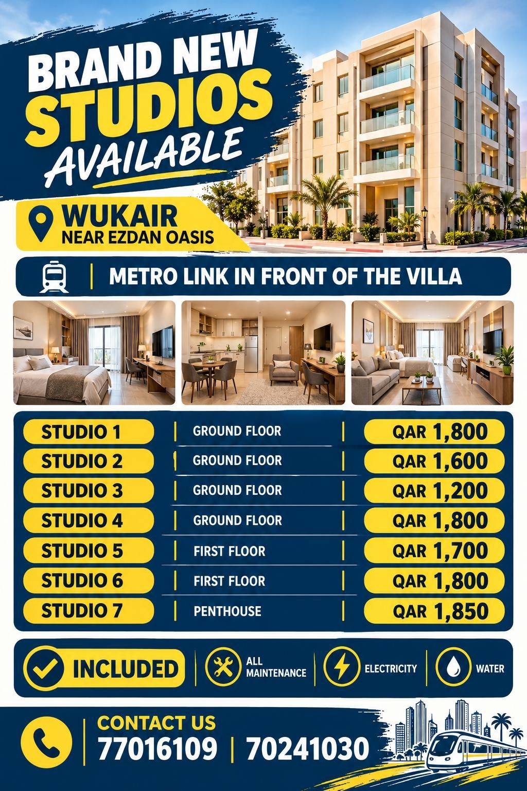 Partition for rent in Fereej Bin Mahmoud