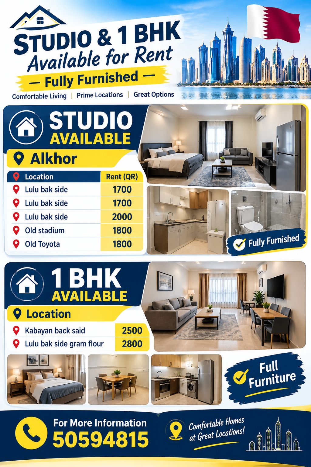 APARTMENT unit for rent in Qatar